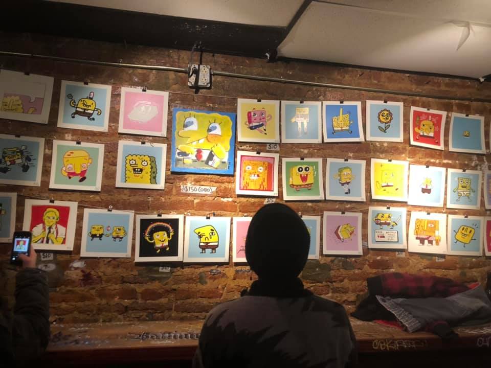 photo from 100 spongebobs gallery opening